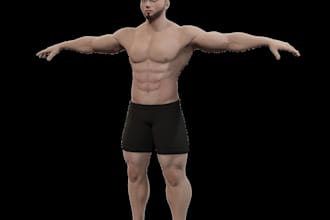create and design 3d realistic character, 3d metahuman, daz 3d in unreal engine5