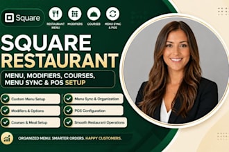 setup square restaurant menu modifiers courses menu synu square pos