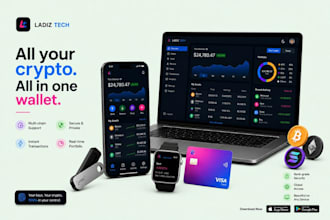 build crypto wallet app exchange website fintech app trading app blockchain app