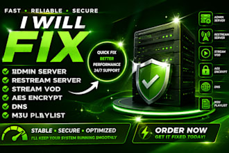 fix admin server, restream server, stream vod, aes encrypt, dns, m3u playlist