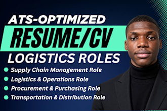 write a tailored professional logistics resume for your target role