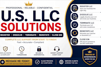 register US llc dissolve terminate llc reinstate llc dissolution close ein