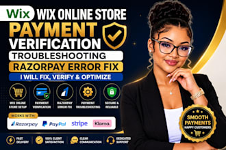 do wix online store wix payment verification troubleshooting razorpay error fix