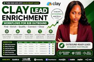 build clay lead enrichment workflows for b2b outbound