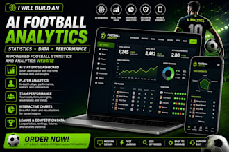 build an ai football statistics, data and analytics website