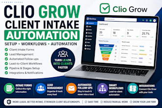 setup clio grow client intake and automate your law firm lead workflow clio grow