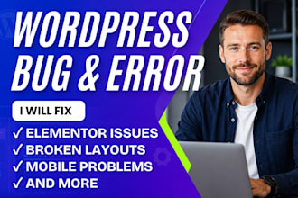 revamp wordpress websites, fix elementor issues, errors and problems