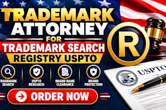 be your trademark attorney for trademark search brand registry uspto