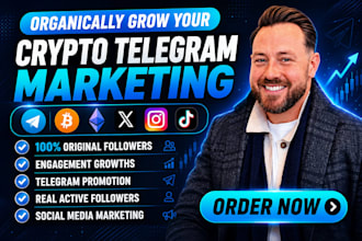grow crypto telegram promotion, crypto telegram marketing, telegram subscribers