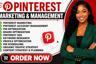 be pinterest marketing manager, optimize pins and boards