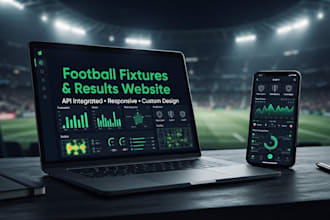 build a football fixtures, results and standings website with API