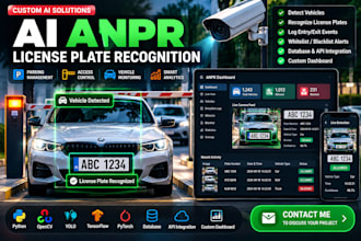 build anpr license plate recognition, parking and access control systems