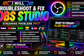 troubleshoot and fix obs studio streaming problems