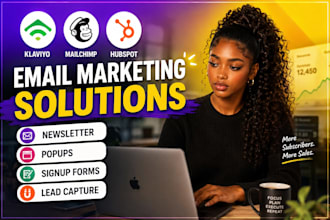 create klaviyo mailchimp hubspot newsletter popups signup forms and lead capture