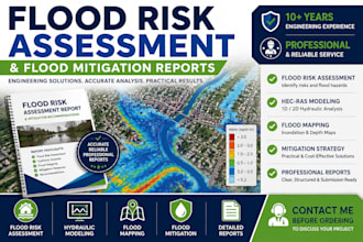 prepare flood risk assessment and flood mitigation reports