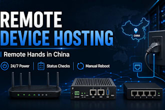 provide remote device hosting and hands support in china