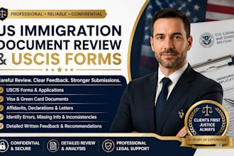 review your US immigration documents and uscis forms