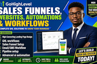gohighlevel website design gohighlevel landing page go high level sales funnel