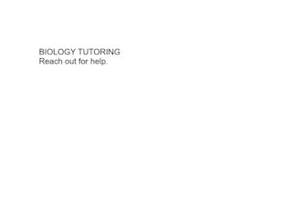 teach biology for college
