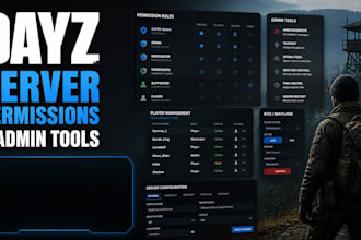 set up dayz server permissions, admin tools, and moderation systems