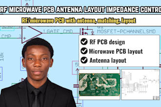 design rf microwave pcb antenna layout impedance control and emi optimization