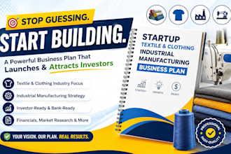 a startup textile clothing industrial manufacturing business plan
