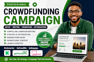 create a professional and compelling crowdfunding campaign