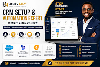 setup salesforce microsoft dynamics 365 freshsales honeybook CRM