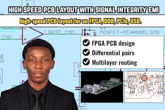 design high speed pcb layout with signal integrity emi emc usb ddr pcie fpga