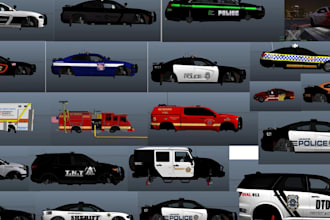 design custom fivem liveries fivem police car livery ems car fire car dot skin