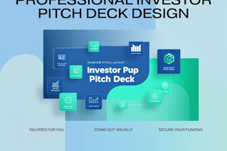 design a modern investor pitch deck that wins funding