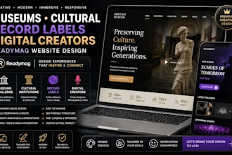 design museums cultural records labels digital creators readymag website