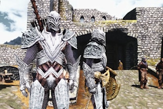 create a custom skyrim mod with armor and weapon sets for se ae