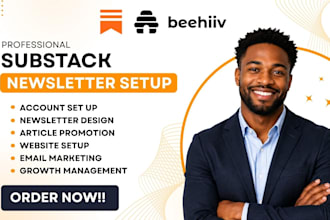 setup substack account beehiiv substack expert newsletter design account setup