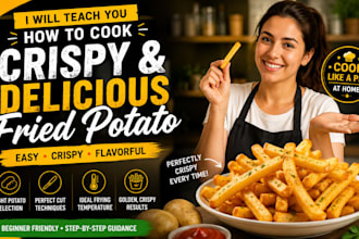 teach you how to cook crispy and delicious fried potatoes