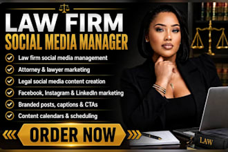 law firm social media manager lawyer law firm leads attorney instagram marketing