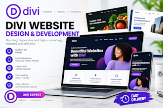 build divi wordpress website, divi 5 website