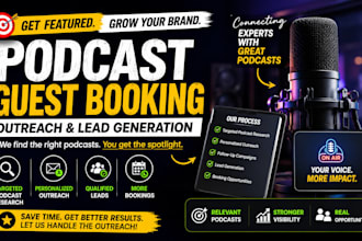 do podcast guest booking podcast outreach and lead generation