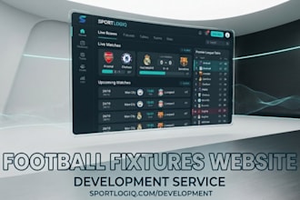 build football fixtures and results website with live data integration