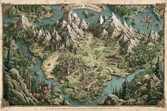 create custom fantasy maps for you