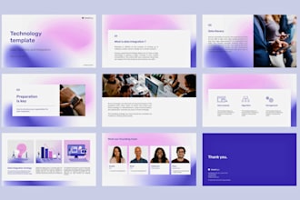 design a professional presentation with 3d models