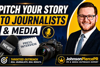 promote your press release with media, podcast, radio and news outreach