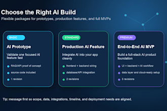 integrate ai into your app or build a full stack ai application