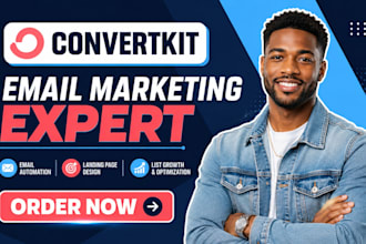 setup convertkit newsletter email sequence kit landing page convertkit expert