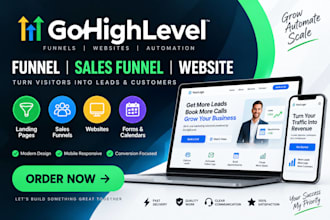 setup gohighlevel funnel, gohighlevel sales funnel, gohighlevel website, ghl