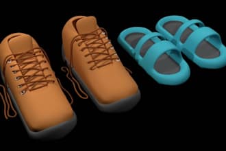 do 3d cloth, 3d bag, 3d slippers