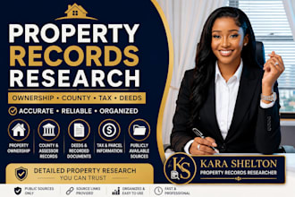 research US property records, ownership and county records