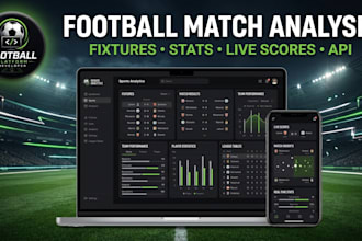 build a football match analysis platform with stats and fixtures