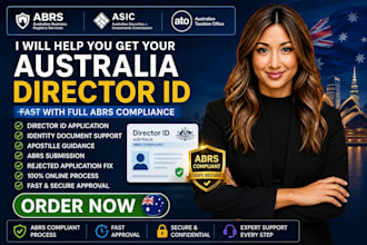 help you get your australia director id fast with full abrs compliance