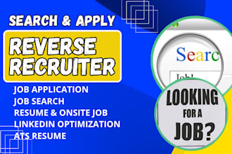 reverse recruiter search and apply job application job hunt job app remote jobs